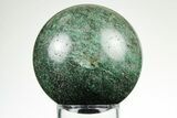 2.1" Polished Fuchsite Sphere - Madagascar - #196299-1